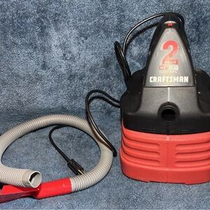 Craftsman Cord Vacuum Shop Vac Wet/Dry 120V 3.4 AMP 2 Gallon Bare Tool